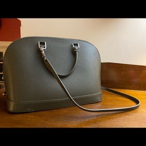 Pulicati Italian Bag- Forest Green Leather
